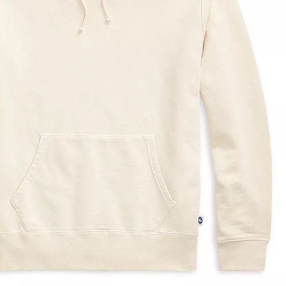 Polo Ralph Lauren Men's Oversized Pullover Hoodie Garment Washed Fleece Ecru XL - Picture 5 of 7